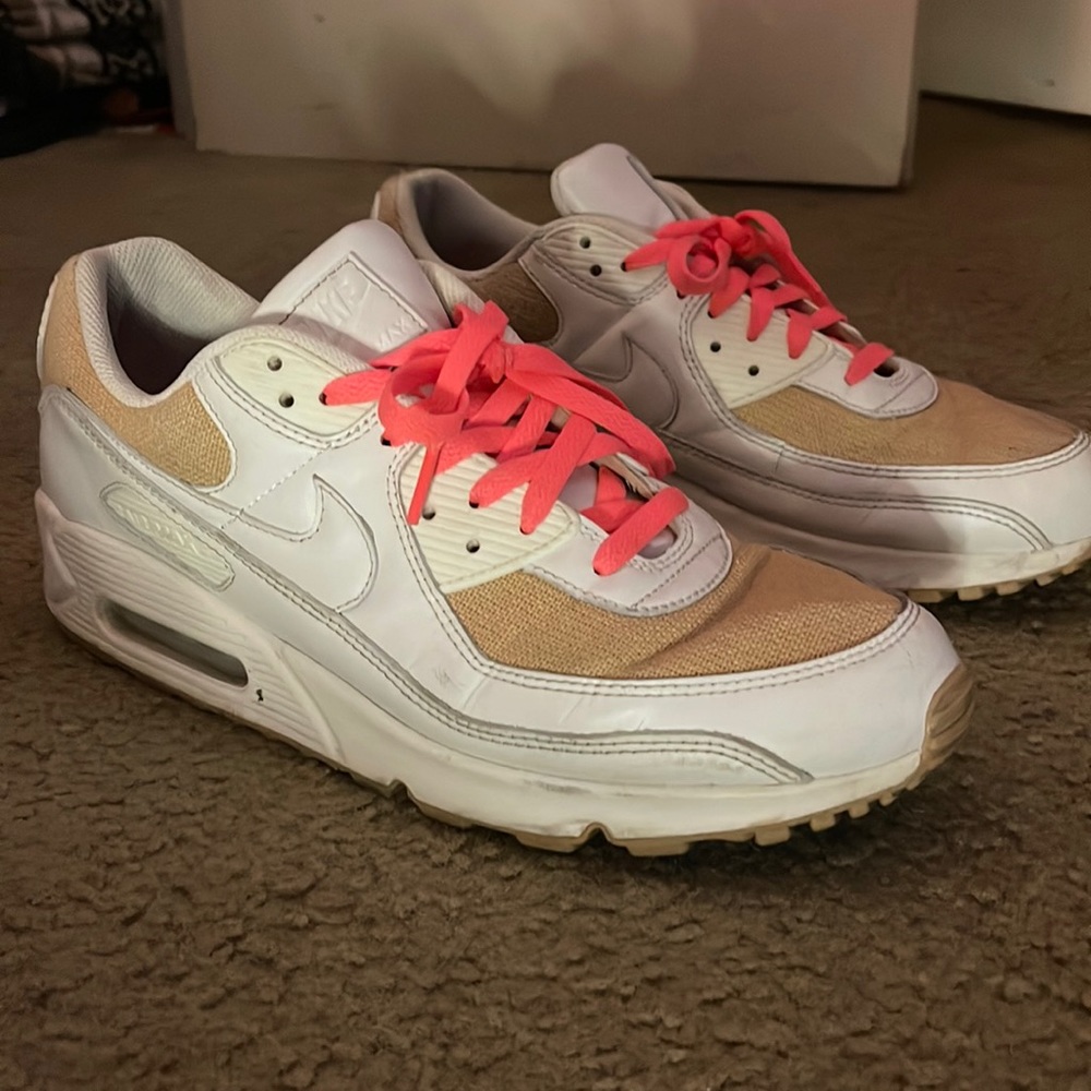 Nike air max 90s white and brown size 12